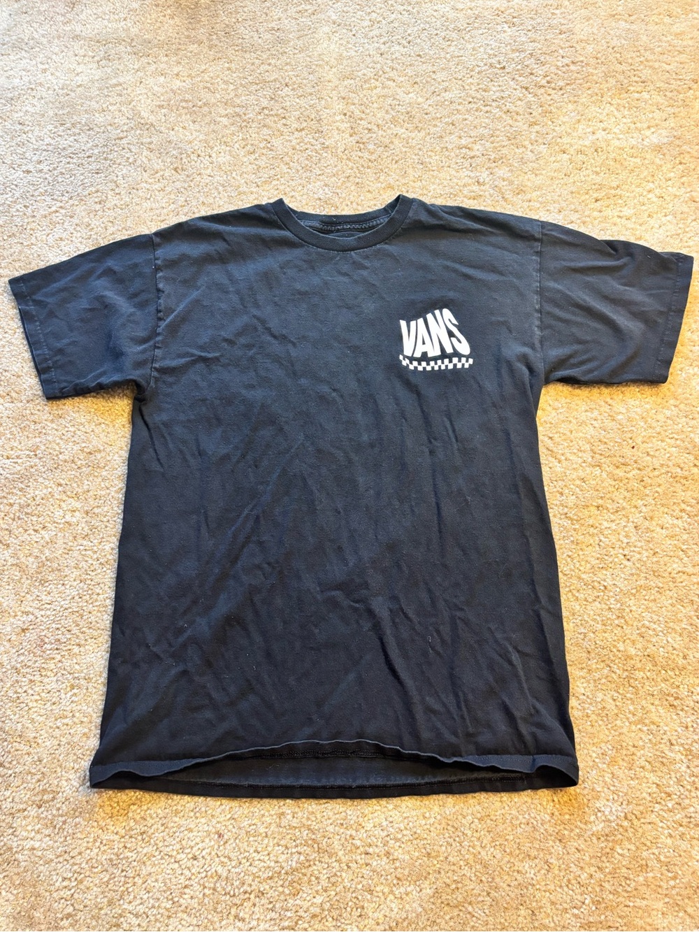 Black Vans Off the Wall Shirt